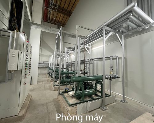 Kho lạnh nông sản phòng máy